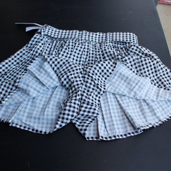 Wallflower Size Small Shorts - Black and White Checkered Pattern - Picture 8 of 11
